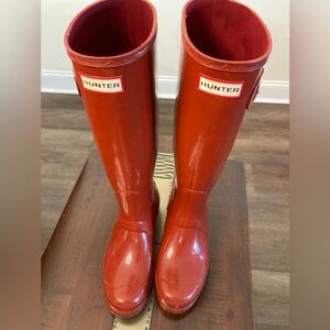 Hunter Classic Red Rain Boots